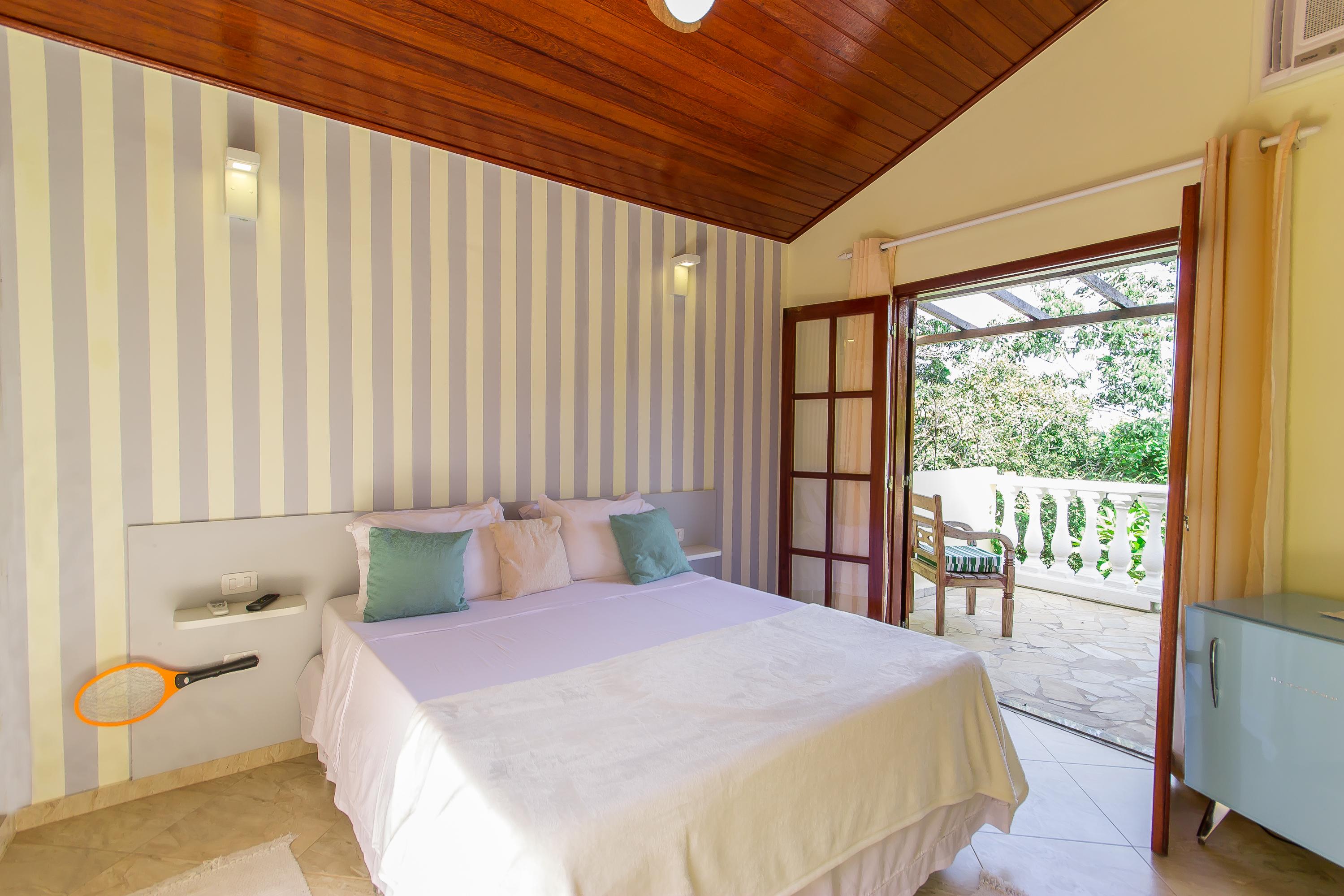 Quarto Duplo com Vista do Jardim